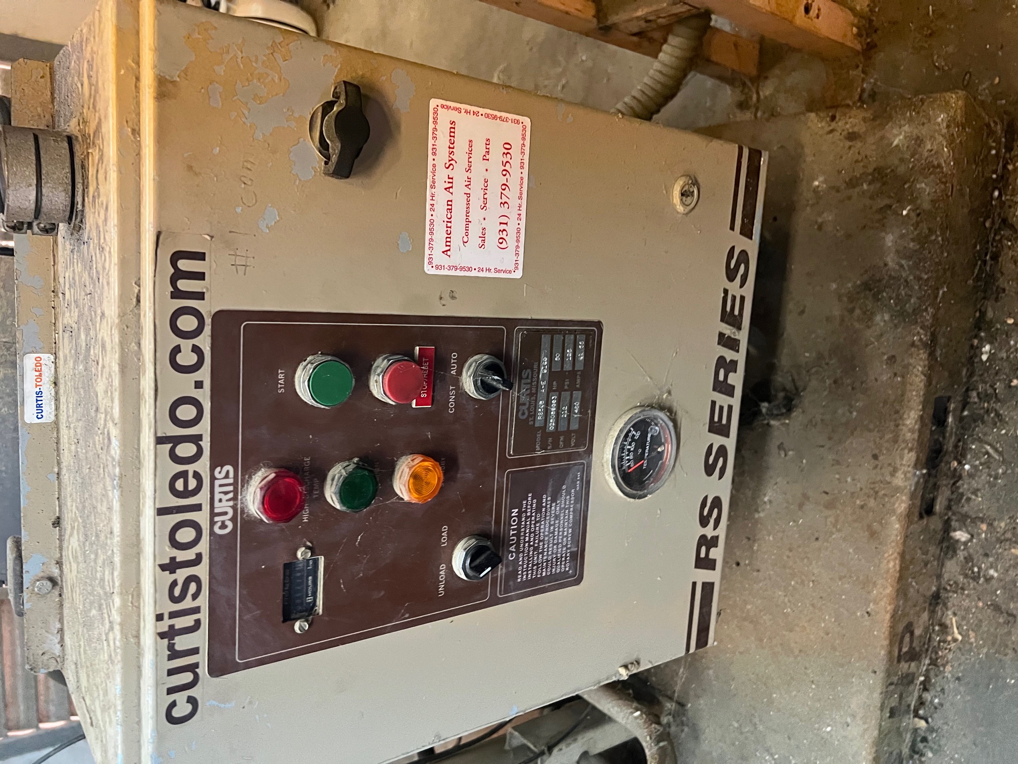 Used 2008 Curtis RS50B A-E B160 Air Compressors - thumbnail 2